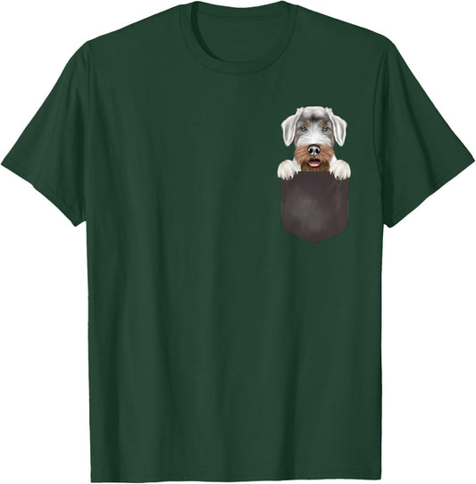 Dog In Pocket Funny Dog Lover Sealyham Terrier T-Shirt - T-Shirt | Forest