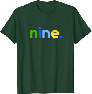 Kids 9th Birthday Shirt Boy 9 Year Old Nine | Party Ideas Age 9 T-Shirt - T-Shirt | Forest