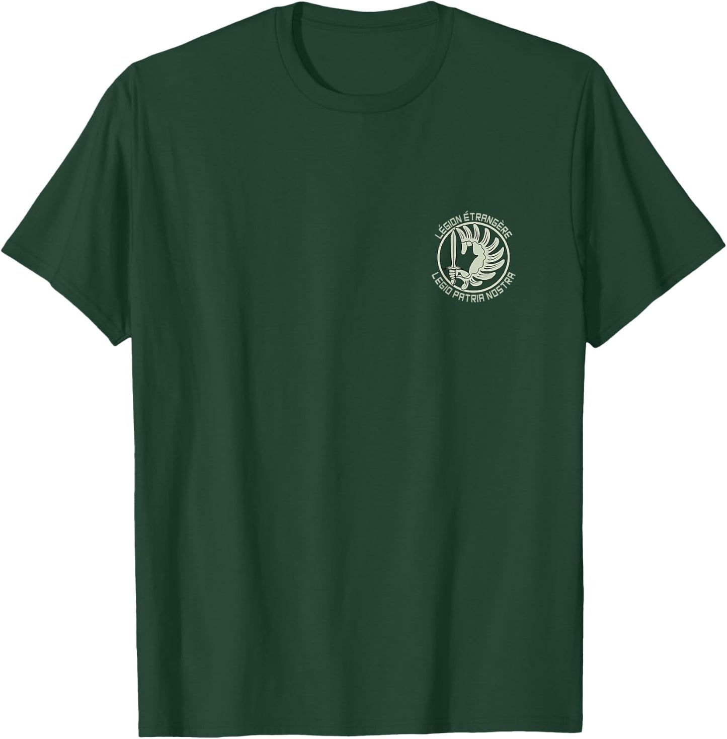 French Legion Etrangere Foreign French Paratrooper Veteran T-Shirt - T-Shirt | Forest