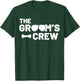 Groomsmen Groom Squat Men Bachelor Supplies Party Wedding T-Shirt - T-Shirt | Forest