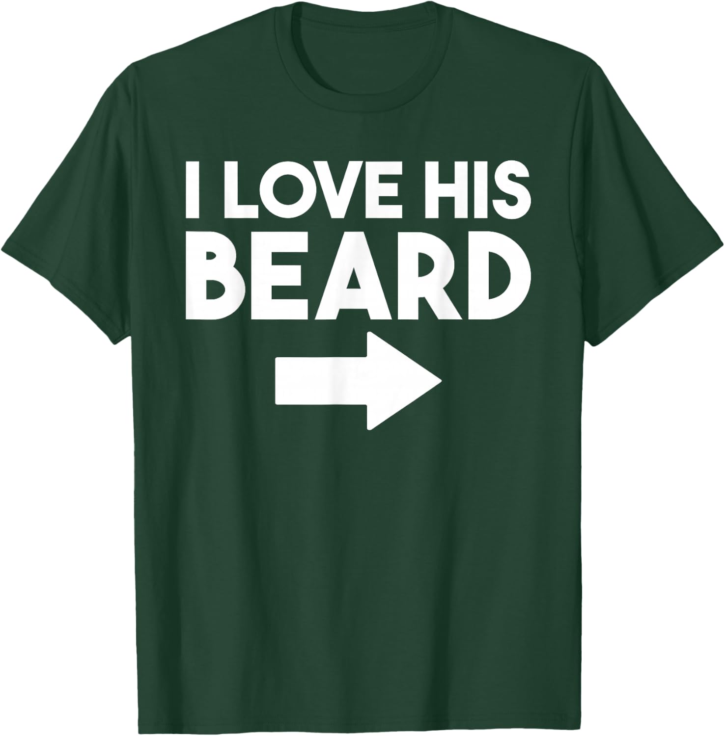 I love his Beard Viking Bearded Men T-Shirt - T-Shirt | Forest