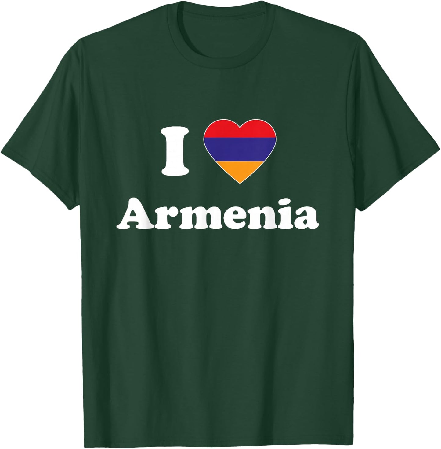 I Love Armenia I Heart Armenia Armenian T-Shirt - T-Shirt | Forest