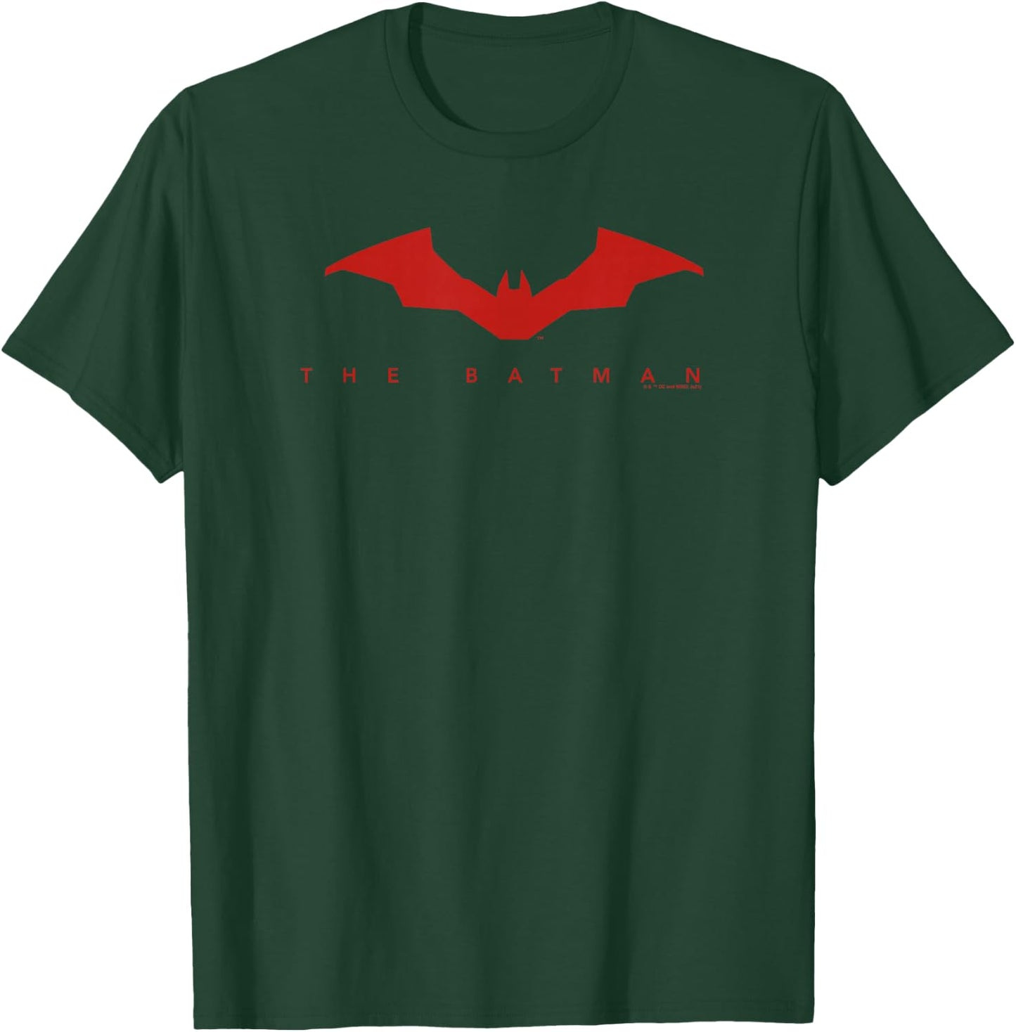 The Batman Red Logo T-Shirt - T-Shirt | Forest