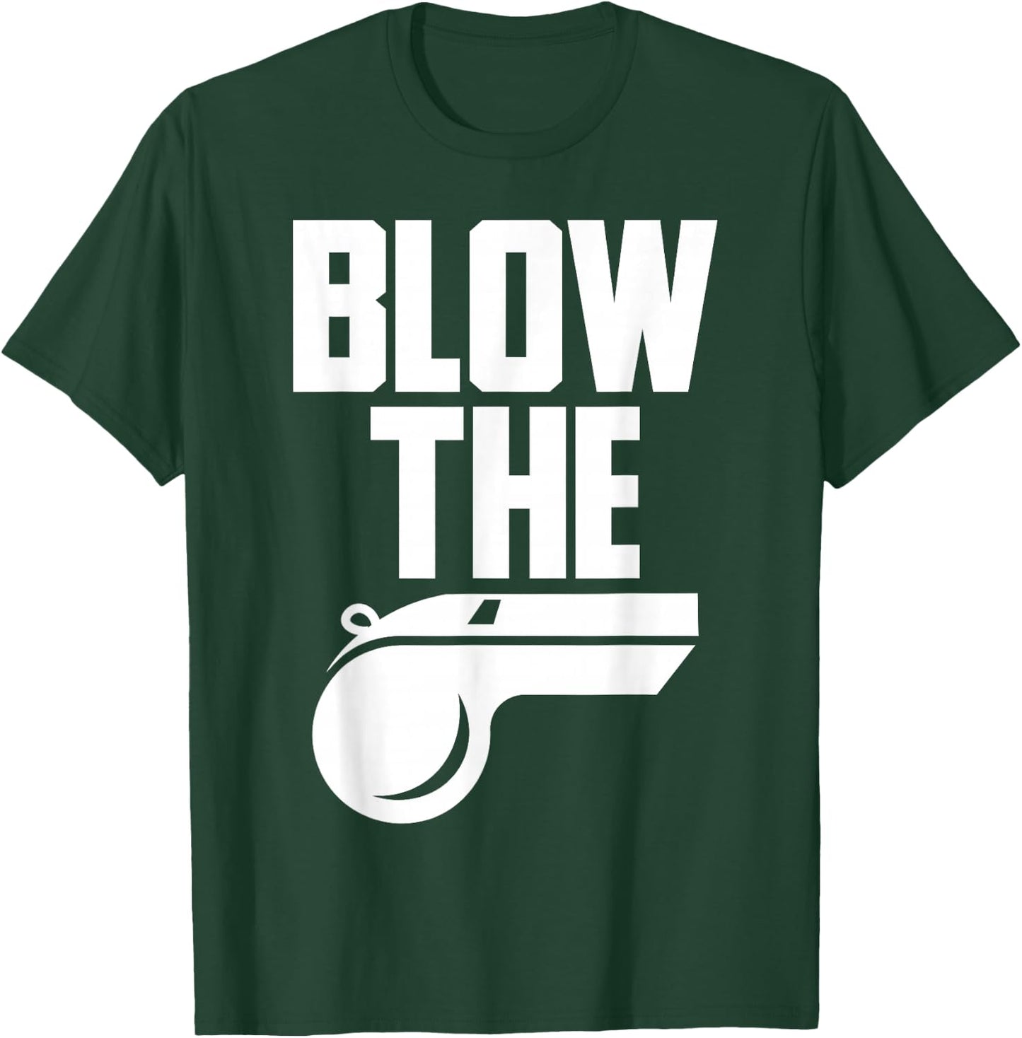 Nice Whistle Volleyball Shirt Blow The Whistle Bad Referee T-Shirt - T-Shirt | Forest