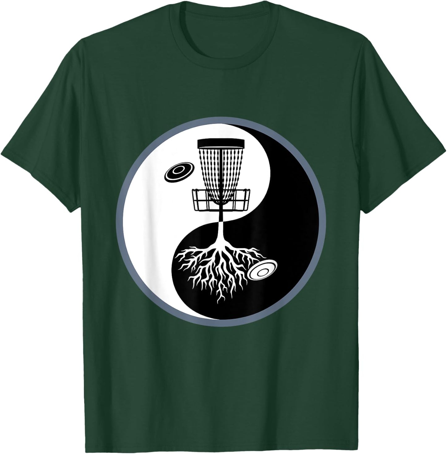 Disc Golf Women - Yin Yang T-Shirt - T-Shirt | Forest