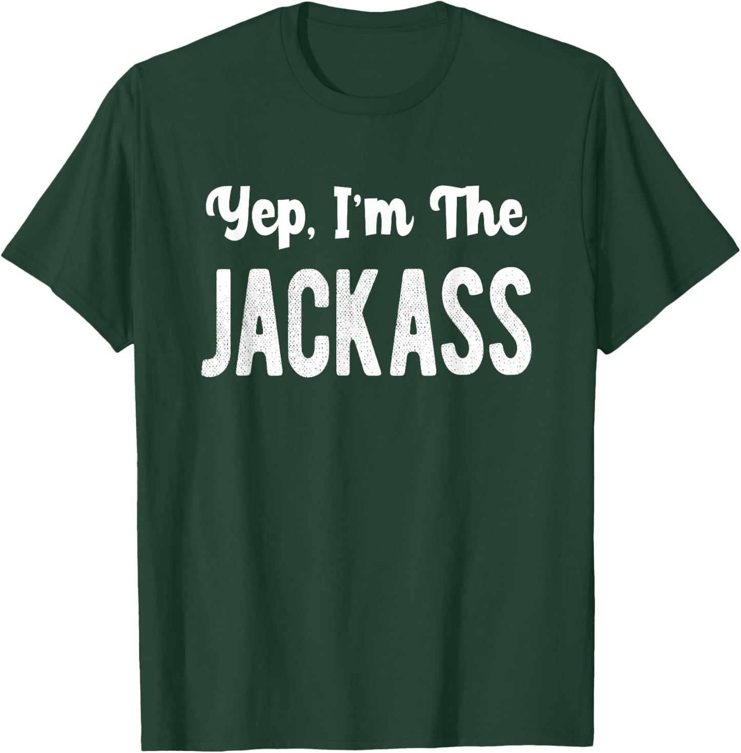 Yep I'm The Jackass Halloween Matching Couple Costume T-Shirt - T-Shirt | Forest