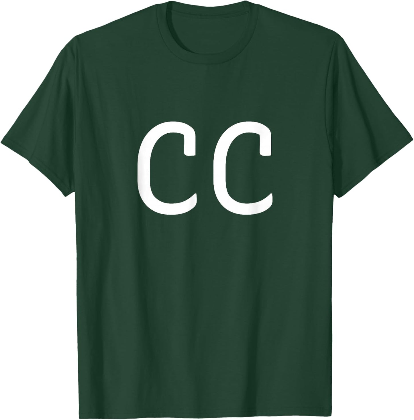 CC Two Letter Pair - Elegant Personalized Initials T-Shirt - T-Shirt | Forest