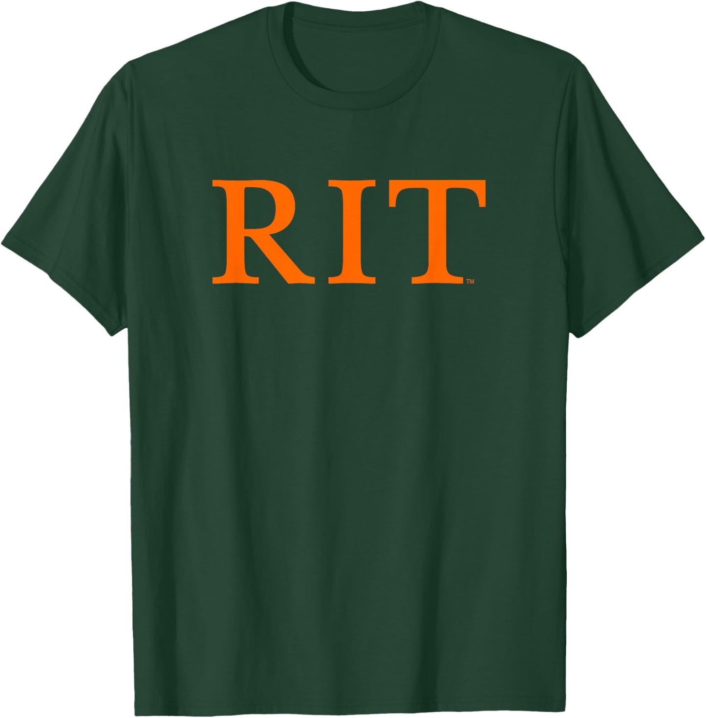 Rochester Institute of Technology RIT Orange Type T-Shirt - T-Shirt | Forest