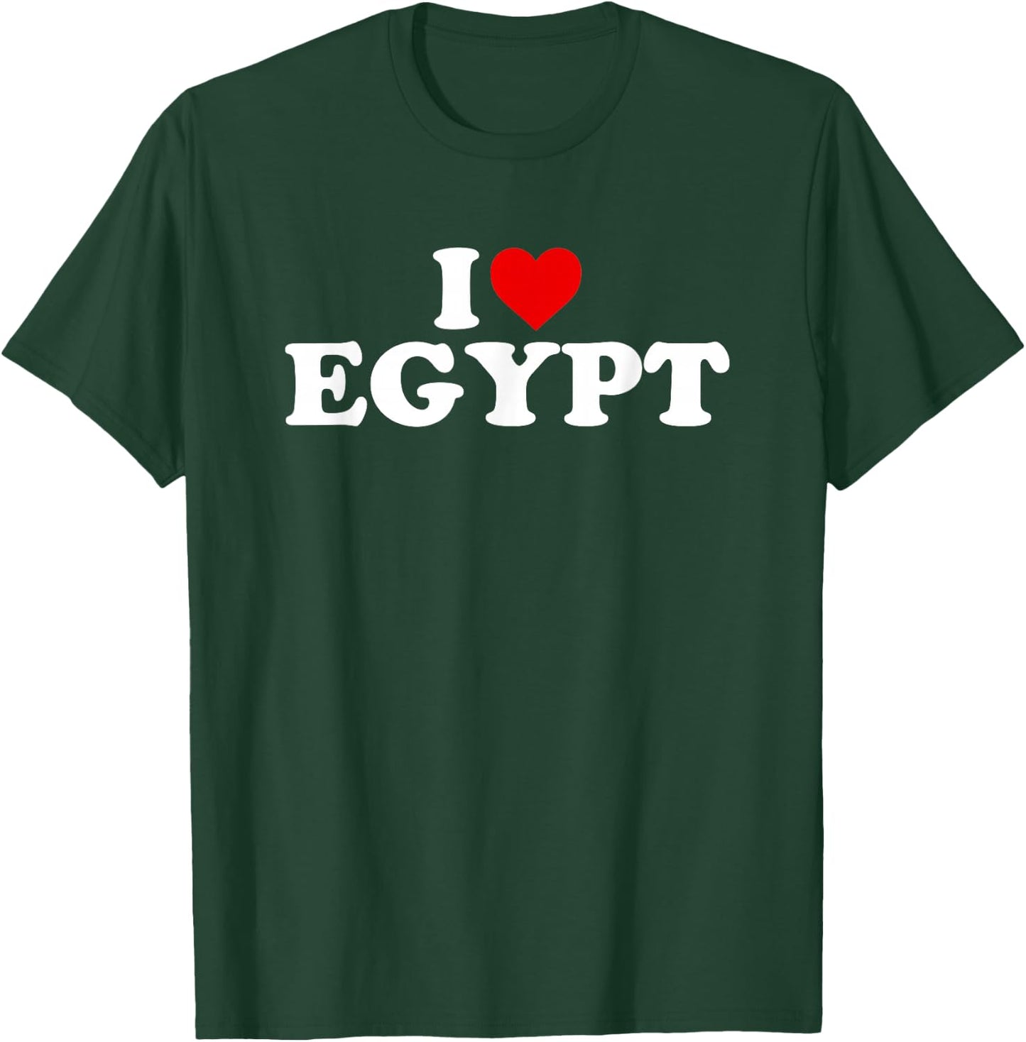 I Love Egypt - Heart T-Shirt - T-Shirt | Forest