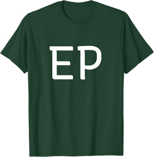 EP Two Letter Pair - Elegant Personalized Initials T-Shirt - T-Shirt | Forest