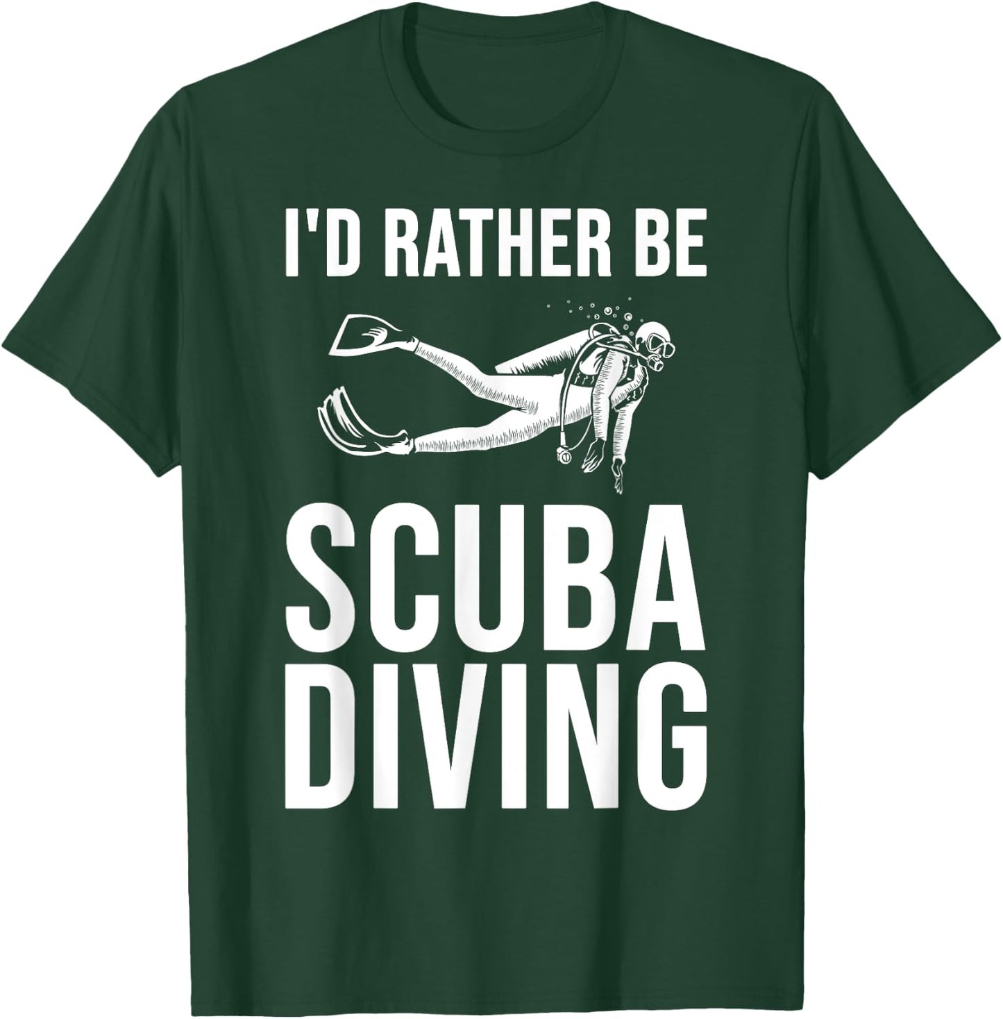 Cool Scuba Diving Women Snorkeler Beach Scuba Diver T-Shirt - T-Shirt | Forest