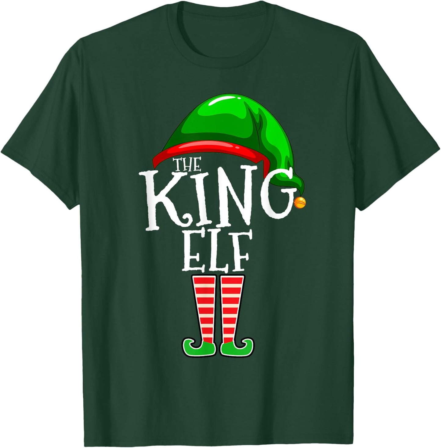 The King Elf Family Matching Group Christmas T-Shirt - T-Shirt | Forest