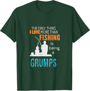 More Than Love Fishing Grumps Special Grandpa T-Shirt - T-Shirt | Forest