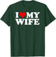 I Love My Wife - Red Heart T-Shirt - T-Shirt | Forest