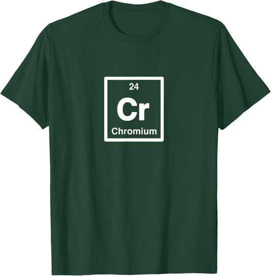 Chromium - Cr - Periodic Table of Elements - Science Gifts T-Shirt - T-Shirt | Forest