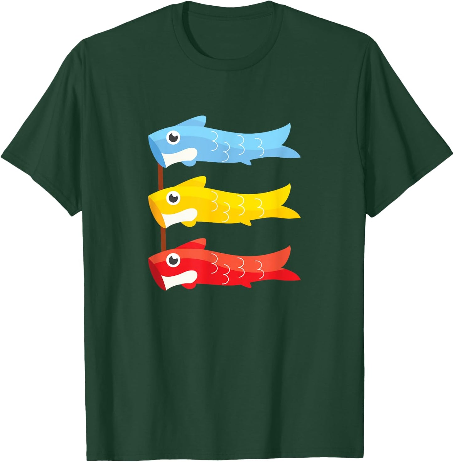 Children's Day Japan Carp Fish Japanese Boys Day Koinobori T-Shirt - T-Shirt | Forest