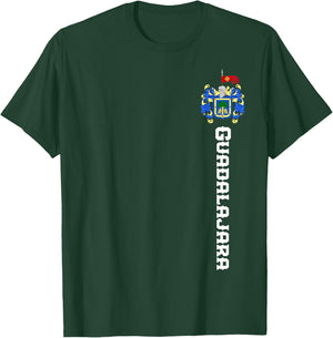 Guadalajara De Jalisco De Mexico Escudo Eagle Aguila Emblem T-Shirt - T-Shirt | Forest