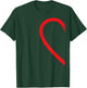 Half Heart Left Hand Side Love Couple Camisa Pareja Ropa T-Shirt - T-Shirt | Forest
