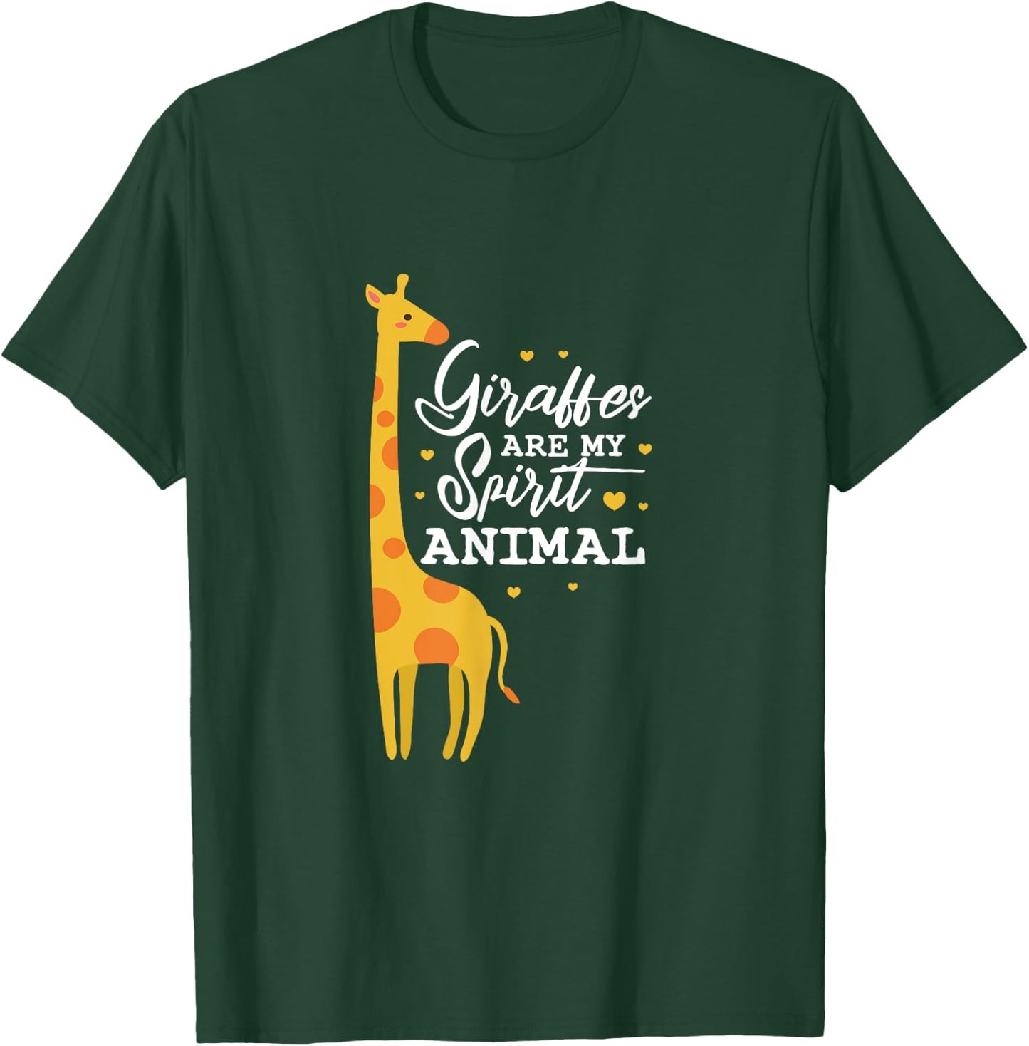 Giraffes Are My Spirit Animal Giraffe Lover T-Shirt - T-Shirt | Forest