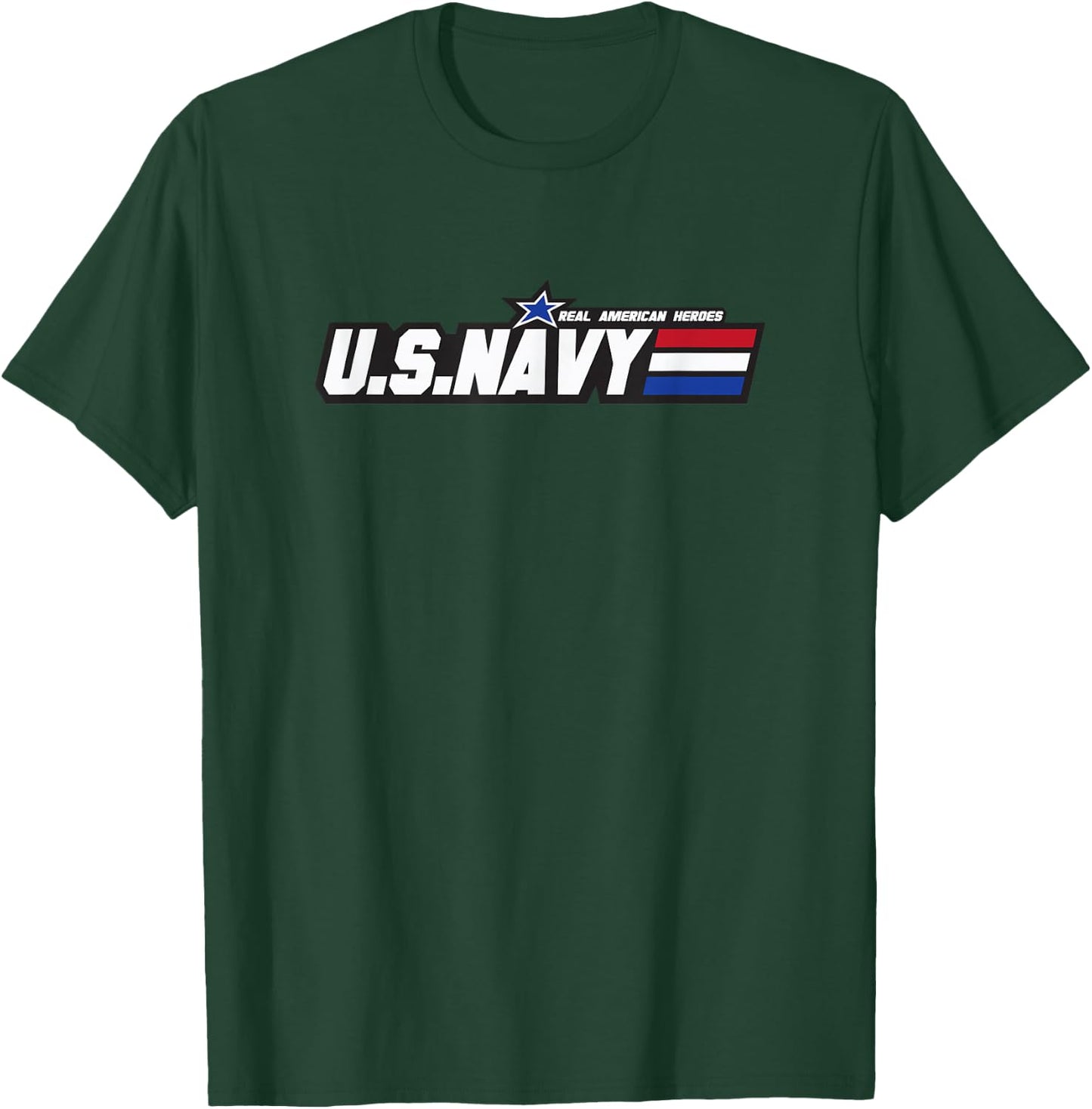 Real American Heroes - Us Navy T-Shirt - T-Shirt | Forest
