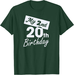 Humor 40 Years Old Bday 1981 40th Birthday Gift Men Women T-Shirt - T-Shirt | Forest