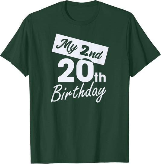 Humor 40 Years Old Bday 1981 40th Birthday Gift Men Women T-Shirt - T-Shirt | Forest