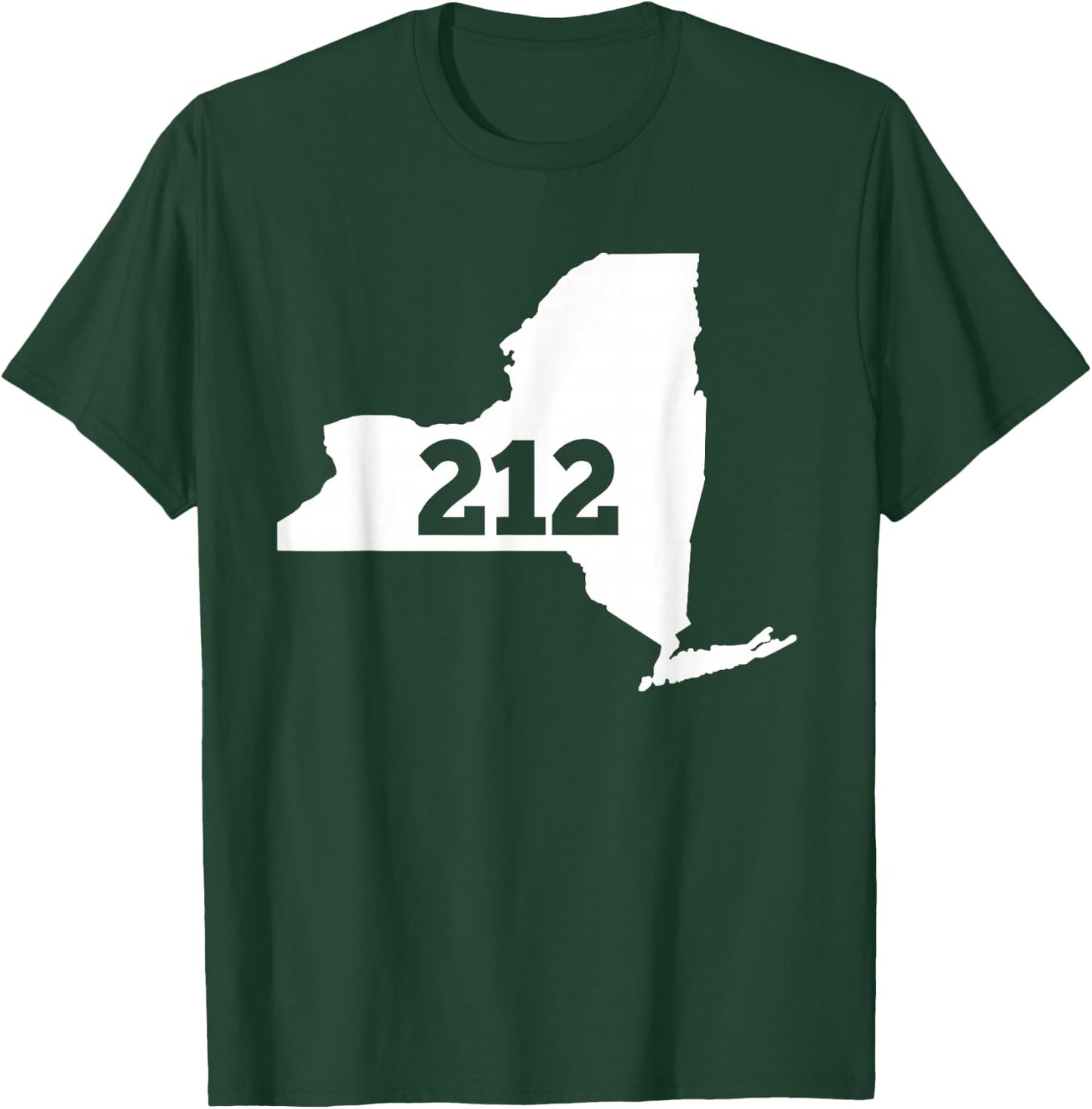New York 212 Area Code T-Shirt - T-Shirt | Forest