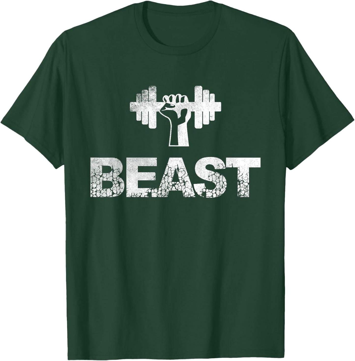 Beast Gym T Shirt Workout Bodybuilding Gift T-Shirt - T-Shirt | Forest