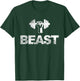 Beast Gym T Shirt Workout Bodybuilding Gift T-Shirt - T-Shirt | Forest