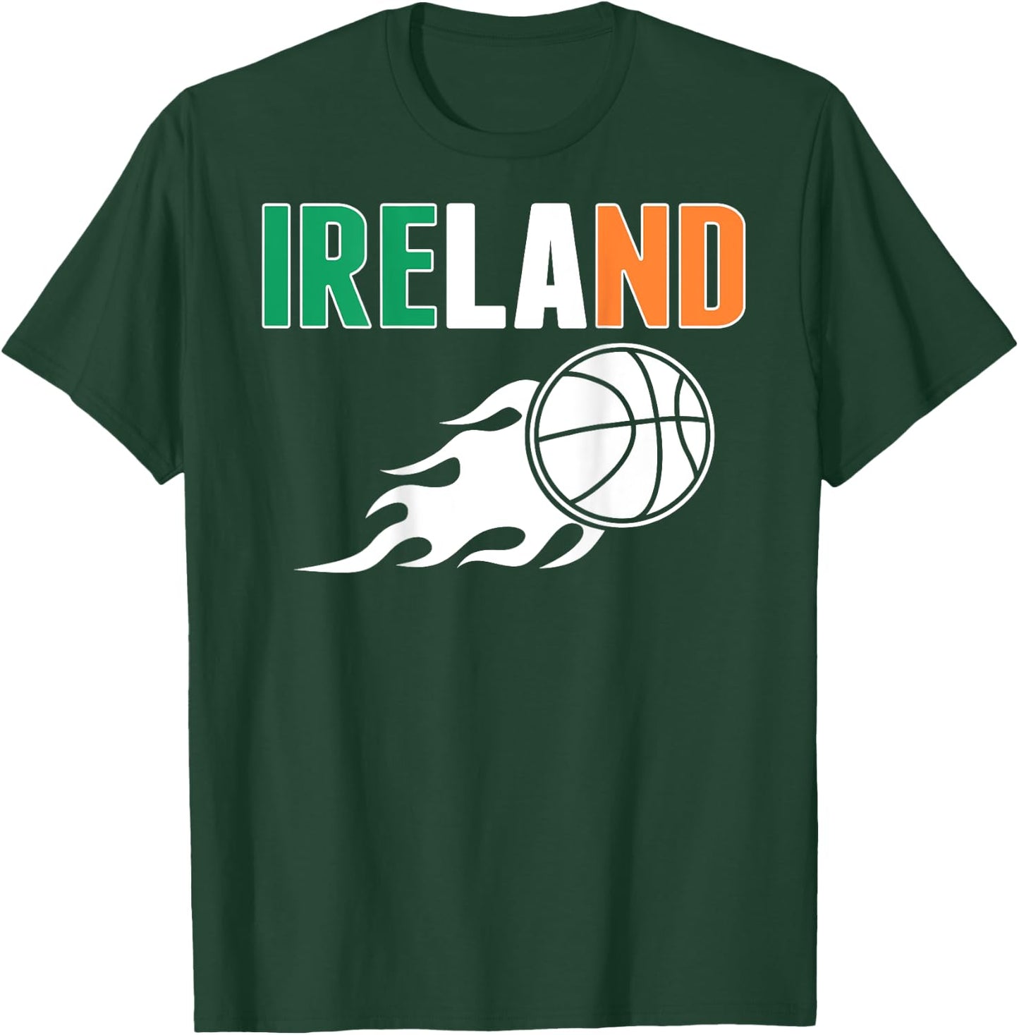 Ireland Basketball Fans Jersey - Irish Flag Summer Sports Men Women Kids T-Shirt - T-Shirt | Forest