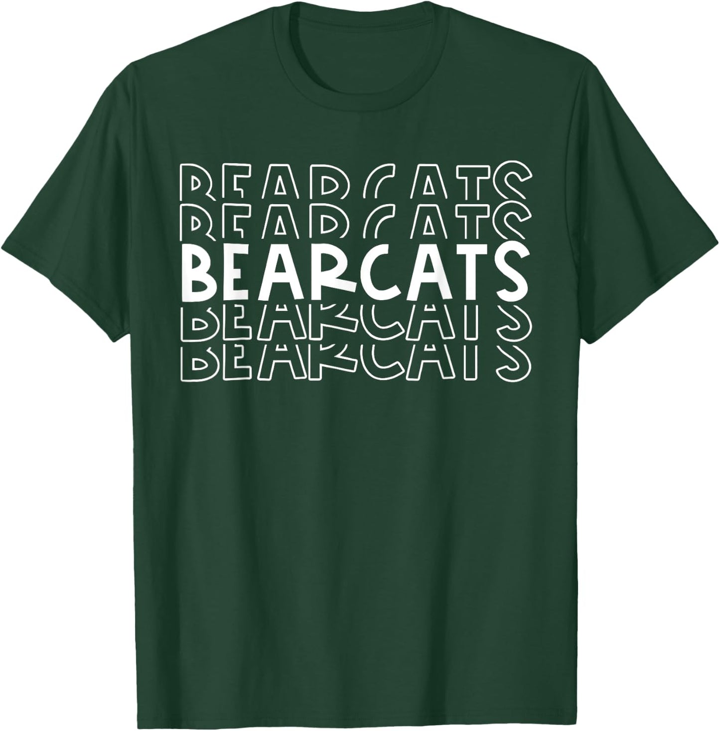 Bearcats School Sports Team Mascot Town Go College Athlete T-Shirt - T-Shirt | Forest