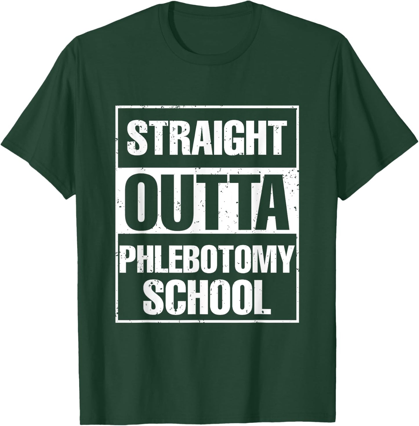 Phlebotomy Student Medical Nurse Syringe Blood Phlebotomy T-Shirt - T-Shirt | Forest