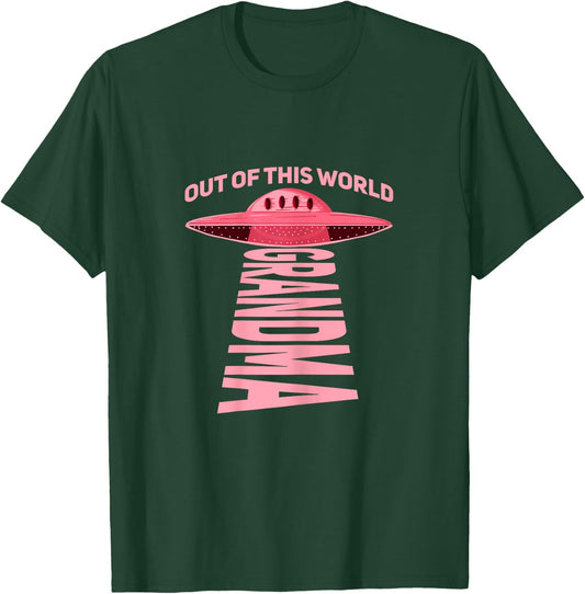 Out of this world grandma Design for your UFO Grandma T-Shirt - T-Shirt | Forest