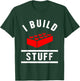 Build Stuff Master Builder Building Blocks Construction Toy T-Shirt - T-Shirt | Forest
