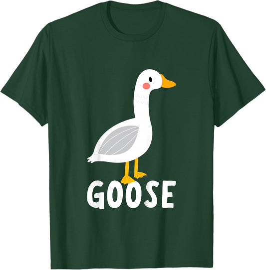 Kids Goose Shirt for Boys Or Girls | Cute Goose Gift T-Shirt - T-Shirt | Forest