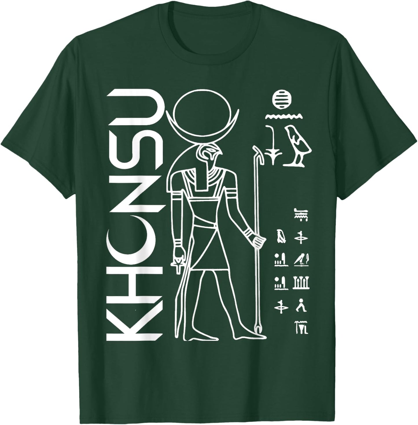 Nerdy Khonsu Egyptian Mythology Moon God Comic Hero Teacher Women Kids T-Shirt - T-Shirt | Forest