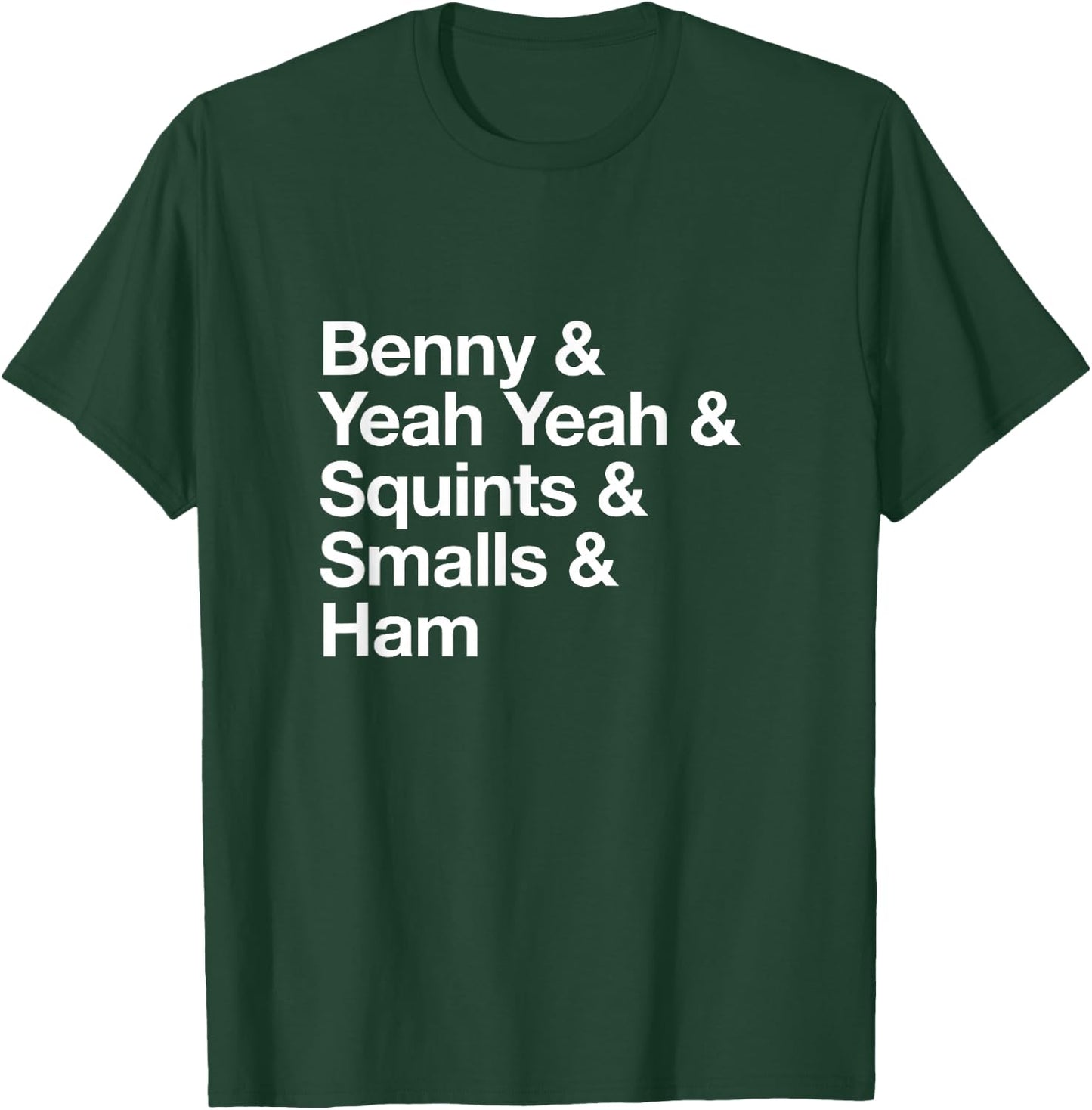 The Sandlot Stacked Name List T-Shirt - T-Shirt | Forest