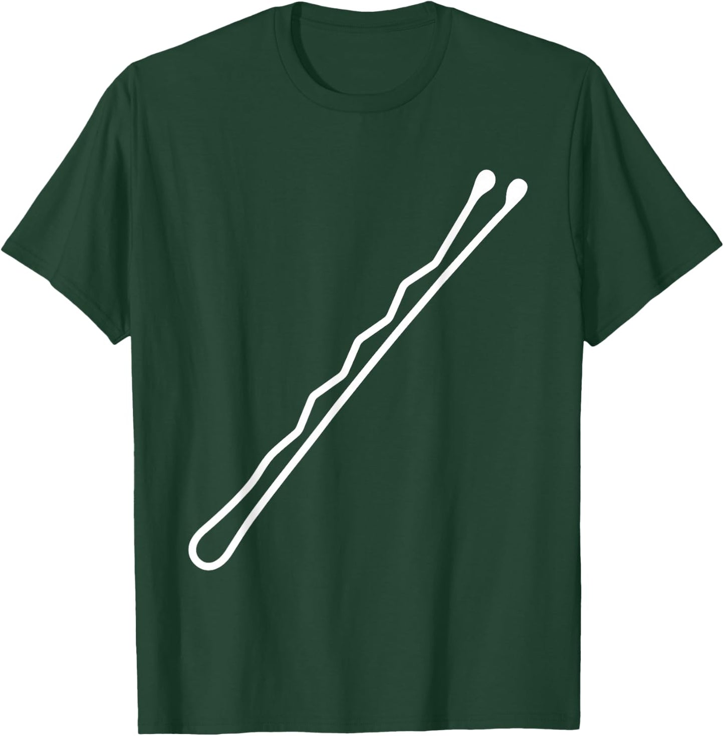Bobby Pin Hairpin Hairdresser Hairstylist Beauty Salon Team T-Shirt - T-Shirt | Forest