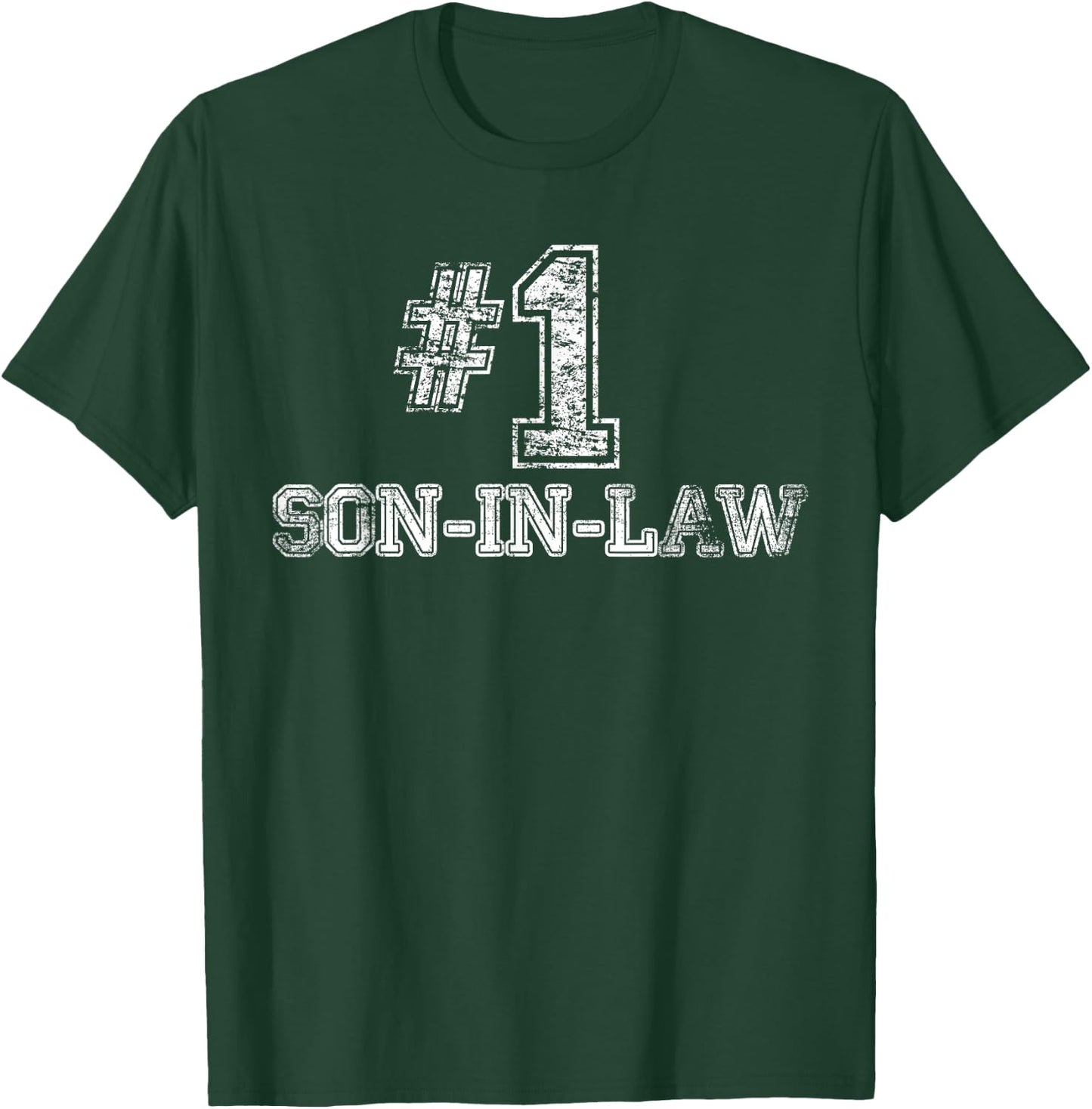 #1 Son In Law T Shirt - Number One Great Gift T-Shirt - T-Shirt | Forest