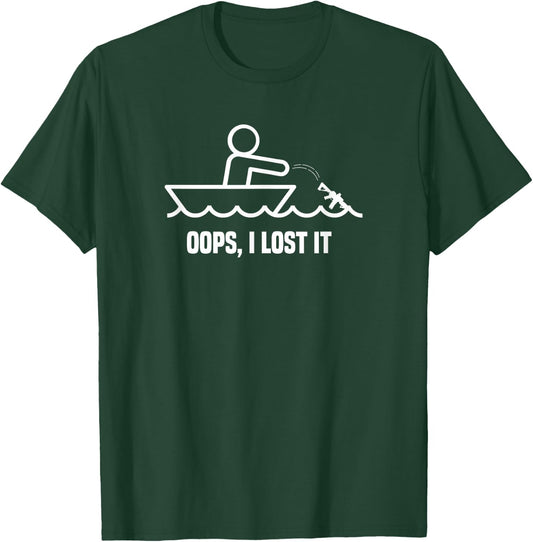 Lost my guns in a boating accident Gag Gift Funny AR15 T-Shirt - T-Shirt | Forest