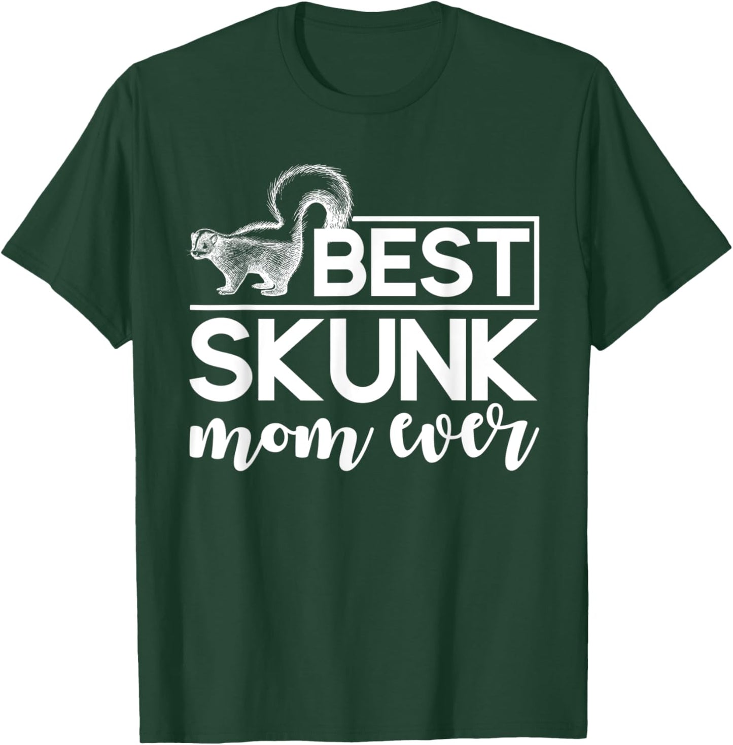 Mothers Day Skunk Mom Gift Skunk T-Shirt - T-Shirt | Forest