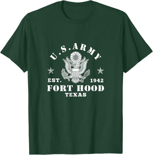 Fort Hood Texas US Army Base T-Shirt - T-Shirt | Forest