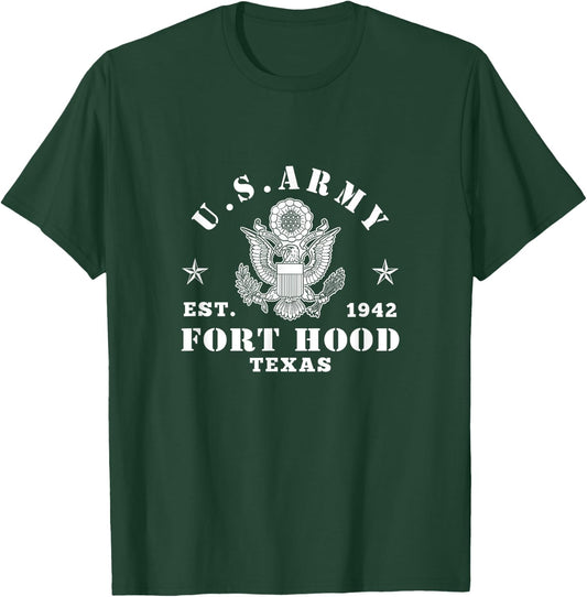 Fort Hood Texas US Army Base T-Shirt - T-Shirt | Forest