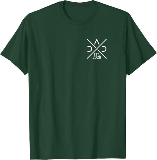 Dad 2026 Father Since 2026 Dad est 2026 T-Shirt - T-Shirt | Forest