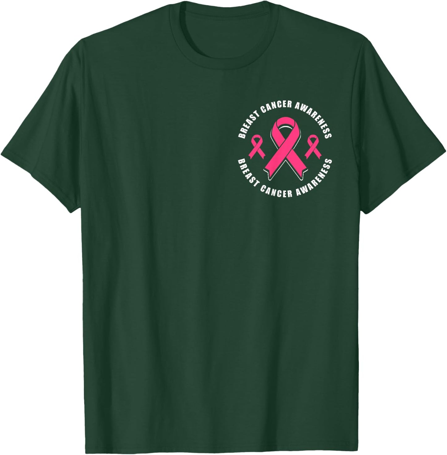 Breast Cancer Awareness Pink Ribbon T-Shirt - T-Shirt | Forest