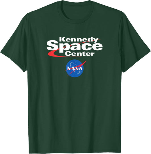 Kennedy Space Center Design- NASA Space T-Shirt - T-Shirt | Forest