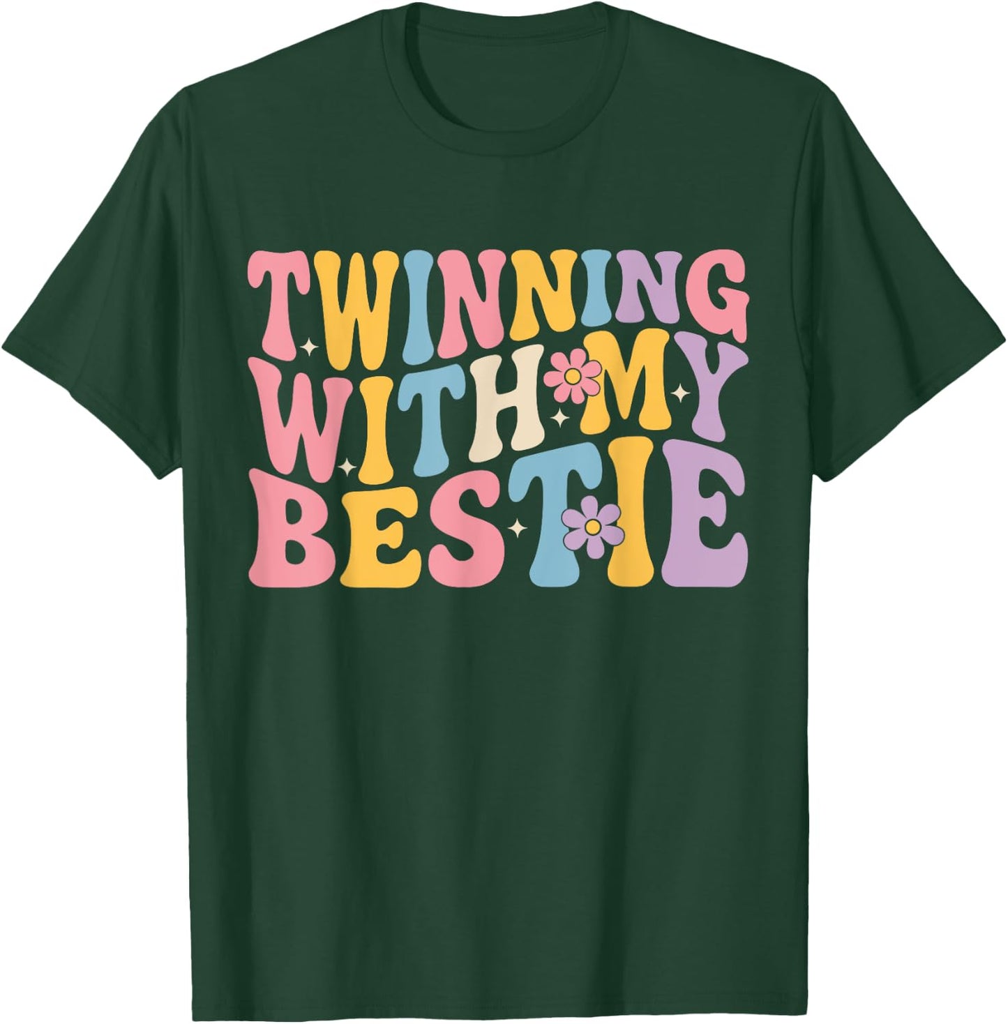 Cute Friends Twinning With My Bestie Spirit Week Girl T-Shirt - T-Shirt | Forest