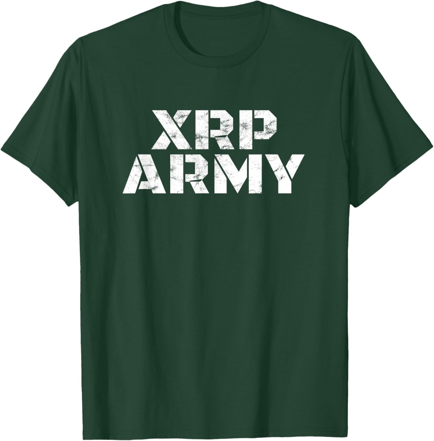 XRP Army Cryptocurrency Ripple Token Crypto Trader Bitcoin T-Shirt - T-Shirt | Forest