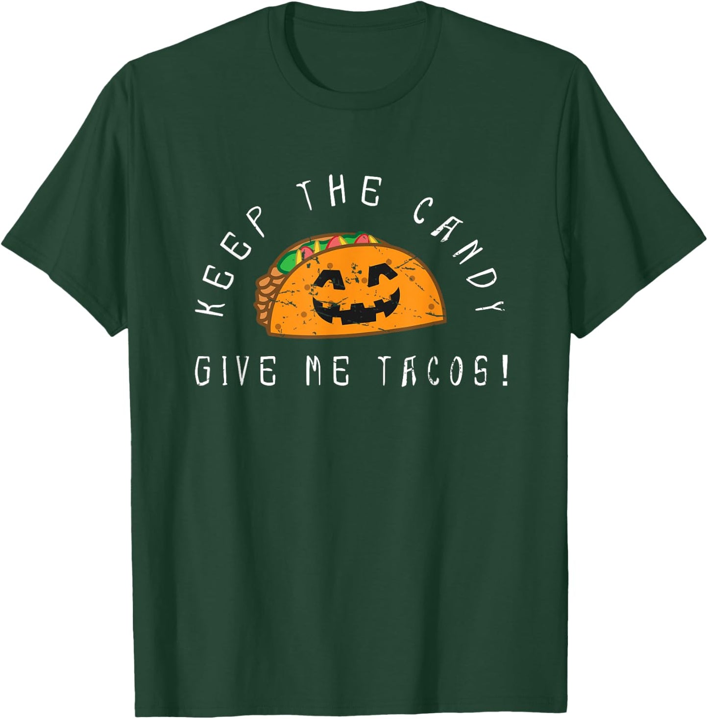 Cute Halloween Trick or Treating Taco Joke T-Shirt - T-Shirt | Forest
