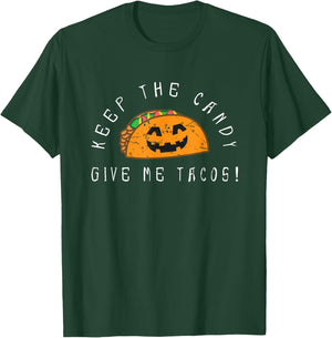 Cute Halloween Trick or Treating Taco Joke T-Shirt - T-Shirt | Forest